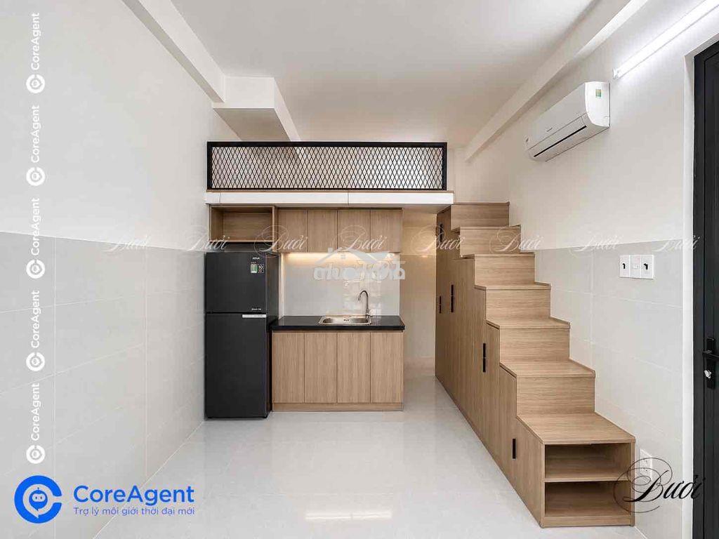 Phòng gác cao cấp xây mới - thang máy - full nt - gần aeon tp / huit - 2