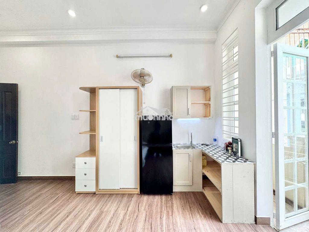 Căn hộ studio 40m2 ban công full nội thất gần ngã tư phú nhuận - Ảnh 4