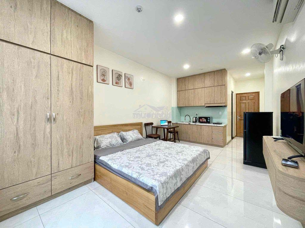 Studio cửa sổ trời full nội thất 38m2 trục lý chính thắng quận 3 - Ảnh 2