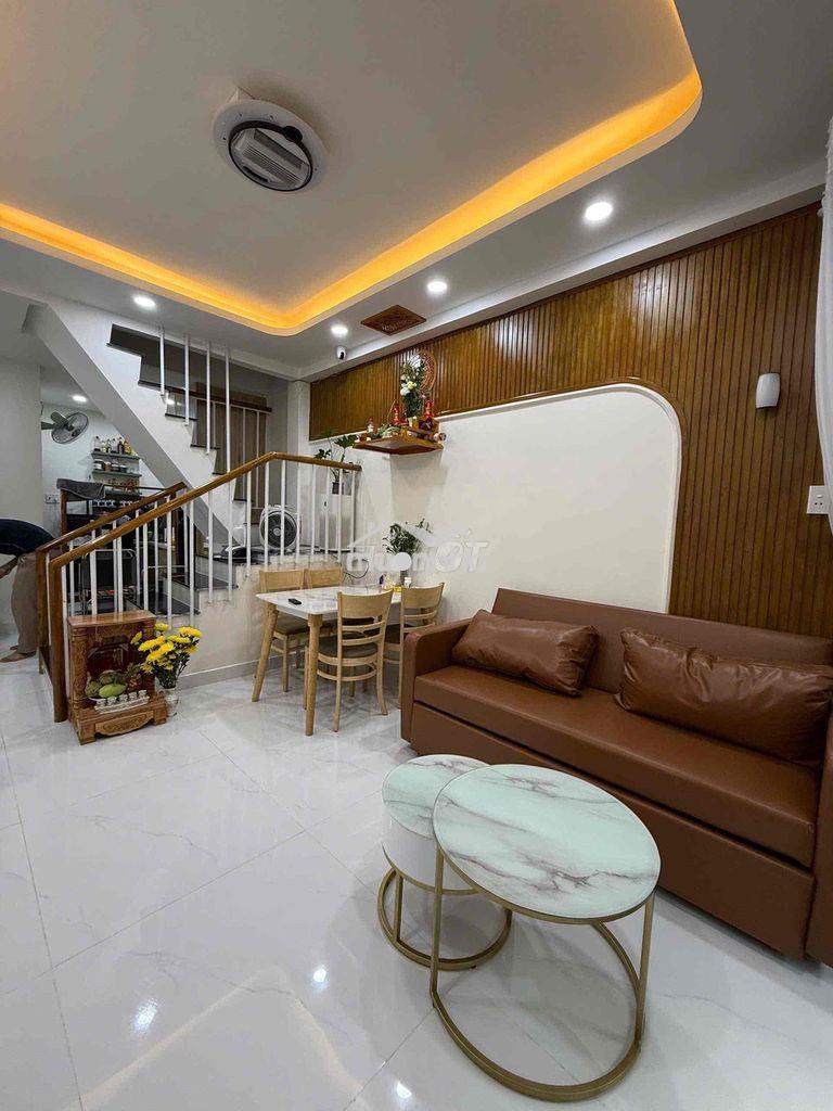 Nhà phố hẻm 206 xvnt gần cây xăng thị nghè,full nội thất - 3