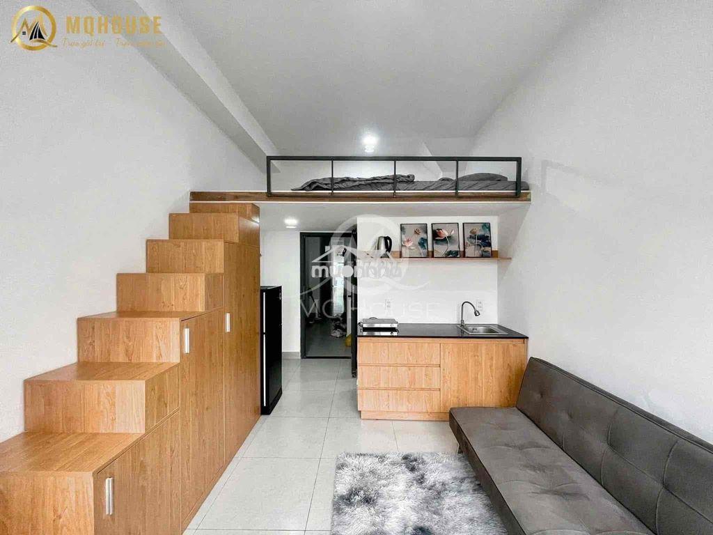 Căn hộ mini giá rẻ gác cao tân bình phú nhuận gần hàng không huflit - Ảnh 4