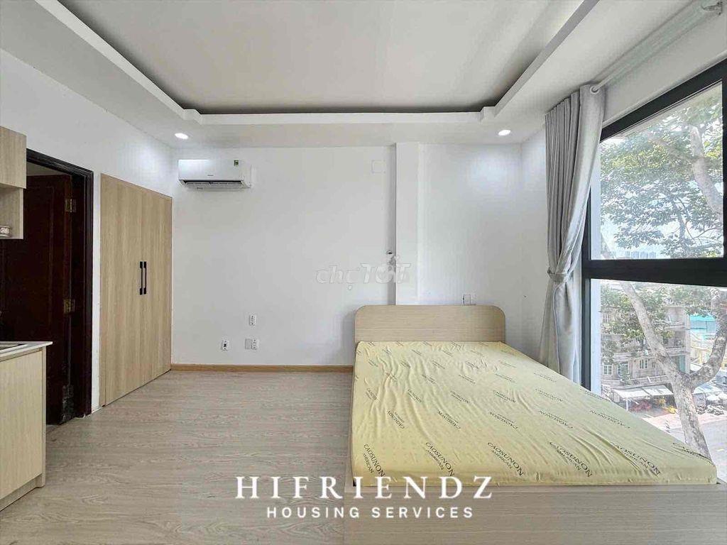 Studio thang máy full nt - hầm để xe có bảo vệ - gần đh y dược, sp - 3