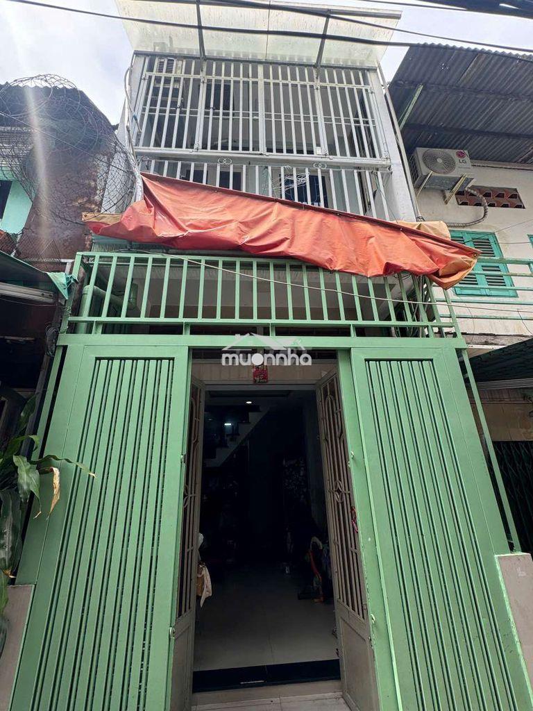 Cho thuê nhà dương bá trạc p1q8 hẻm thông 3m
