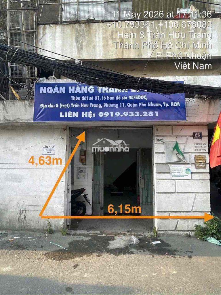 Ngân hàng thanh lý tài sản: căn hộ chung cư mặt tiền trần hữu trang