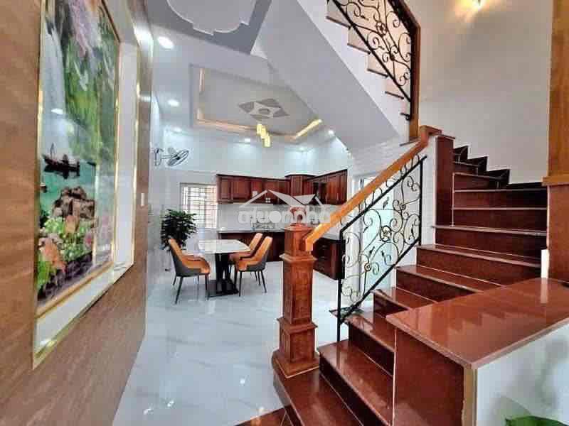 Cho thuê nhà mới 1trệt 4lầu 6pn 4wc sân thượng hẻm xe tải ngã tư ga - 4