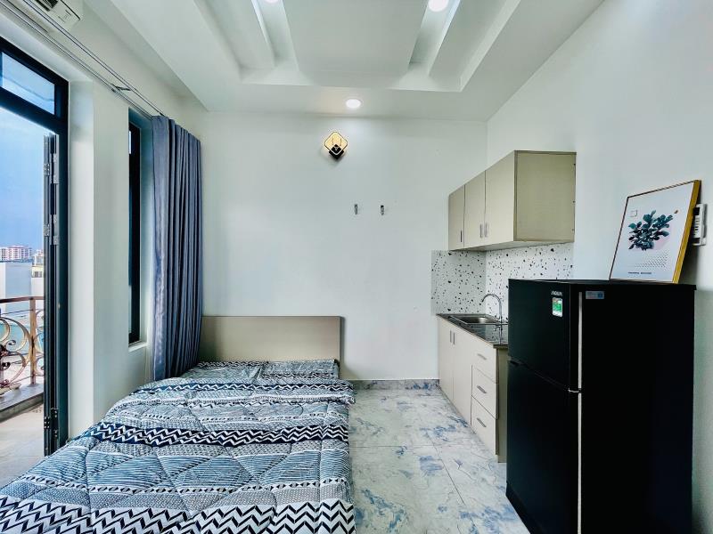 Cho thuê phòng studio ban công gần huflit, vaa giá 5tr - 3
