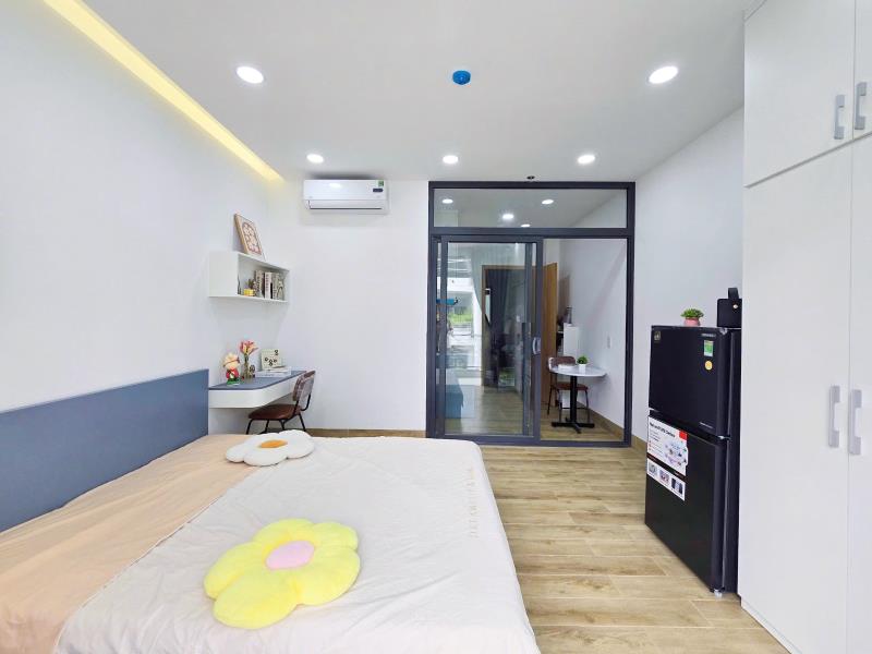 Căn hộ 1 phòng ngủ ban công đầy đủ nội thất cao cấp mới 100% gần lotte mart, tdtu, nttu quận 7 - 4