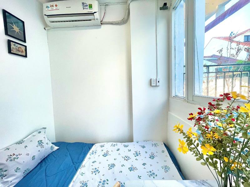 Cho thuê phòng ngủ tách bếp, full nội thất, ban công bình thạnh gần uef, hiu, vlu - 4
