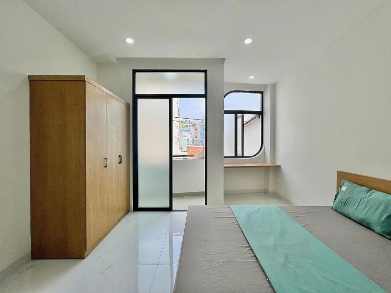 Phòng studio bancon cửa sổ trời thoáng full nội thất gần học viện hàng không, bệnh viện thống nhất - 2