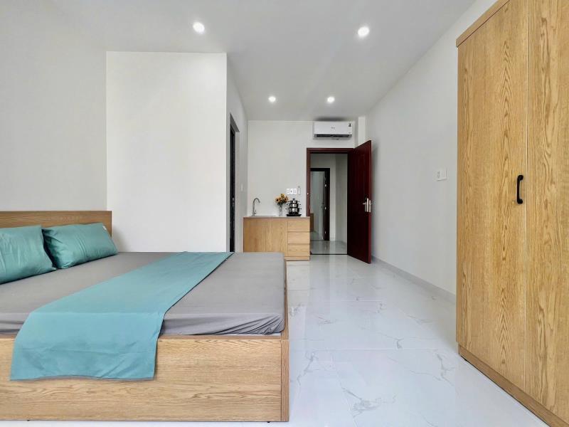 Phòng studio bancon cửa sổ trời thoáng full nội thất gần học viện hàng không, bệnh viện thống nhất - 4