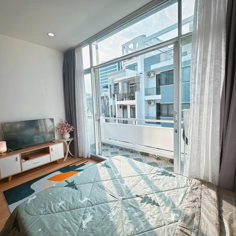 Căn hộ 1pn cực to ban công thang máy 50m2 gần thảo cầm viên chợ thị nghè bình thạnh