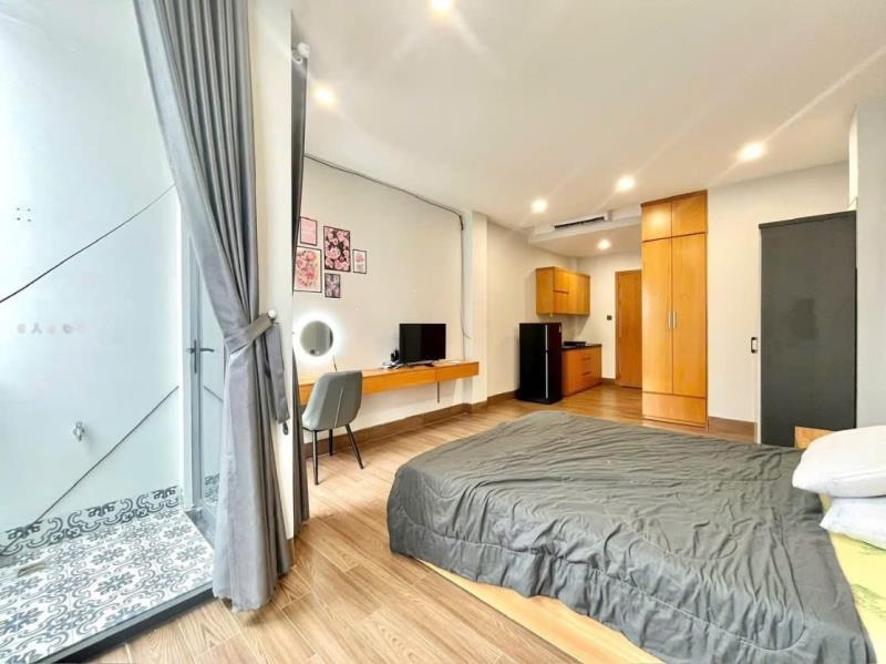 Chi thuê studio ban công 40m2 ngay cầu thị nghè - thảo cầm viên - đài truyền hình htv - 3