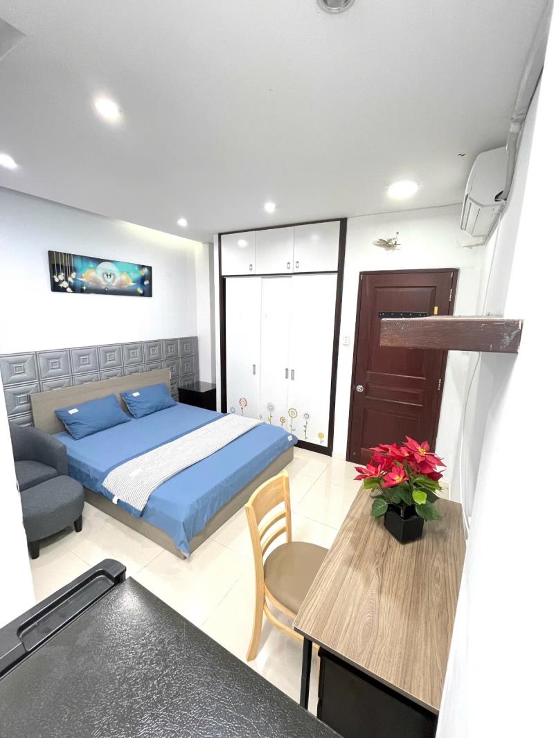 Phòng 35m² ban công lớn | máy giặt riêng | gần hutech – uef – uth- hồng bàng, võ trường toản, bình thạnh - 3