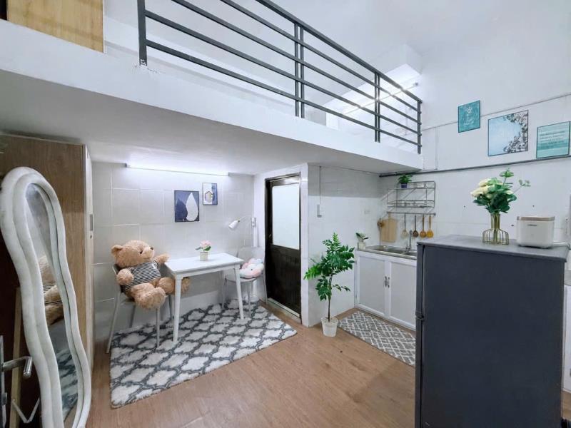 Cho thuê phòng trọ duplex có cửa sổ gần đại học công thương - đại học văn hiến