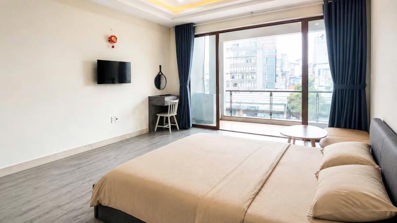 Phòng 45m² ban công lớn, máy giặt riêng | gần uef – hutech – uth- hồng bàng | ung văn khiêm - 2