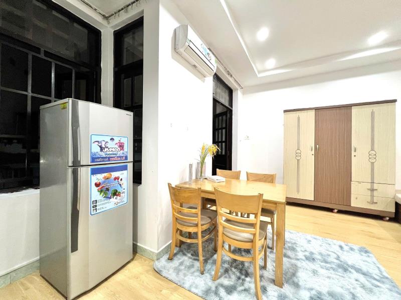 Phòng studio, ban công lớn,  full nội thất - 3