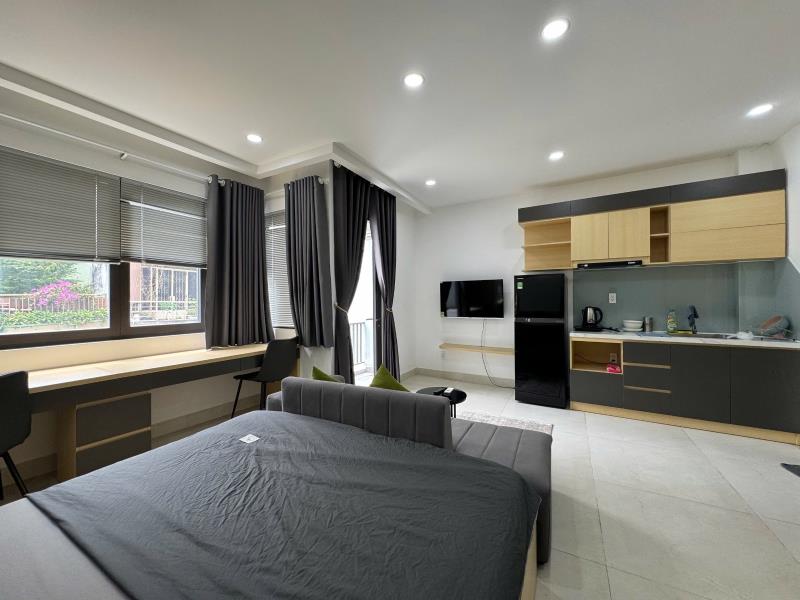 Cho thuê căn hộ cao cấp 1pn , cửa sổ thoán mát – 30 nguyễn cửu vân, bình thạnh - 4