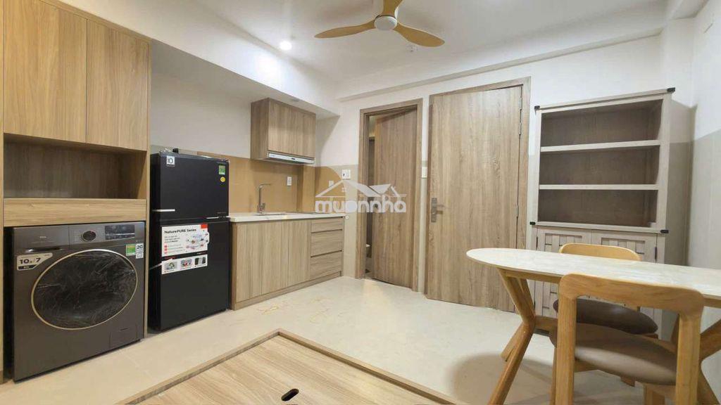 Studio mới 100% cửa sổ tone gỗ máy giặt riêng gần phạm văn đồng - Ảnh 4