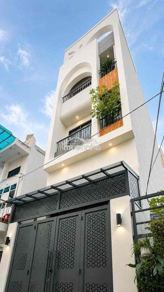 Bán nhà 4 tầng có thang máy đường gò dầu tân phú 54m2