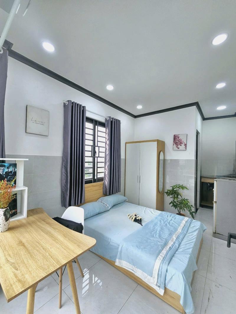 Chi thuê căn hộ dạng studio full nội thất bacol thoáng mát, có thang máy, bảo vệ 24/7 - Ảnh 2