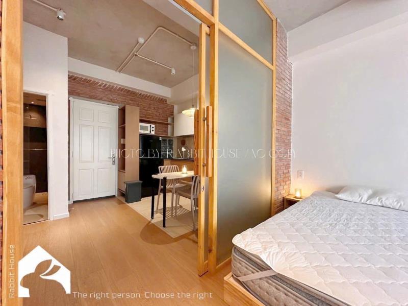 Cho thuê căn hộ tách bếp 40m2 full nội thất nằm gần lotte mart, vivo city ufm rmit tdtu nttu quận 7 - Ảnh 3