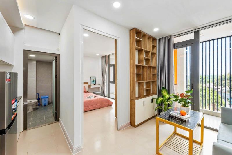 Thang máy ban công full nội thất tách bếp võ duy ninh bình thạnh - Ảnh 4