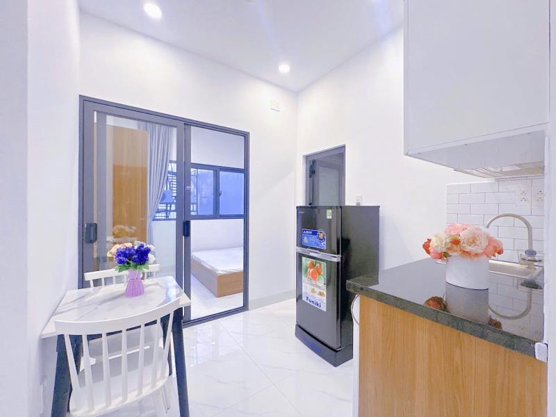 Cho thuê 1pn tách bếp full nội thất cửa sổ thoáng đường bình lợi gần vlu3, uef, hutech, gtvt - Ảnh 2