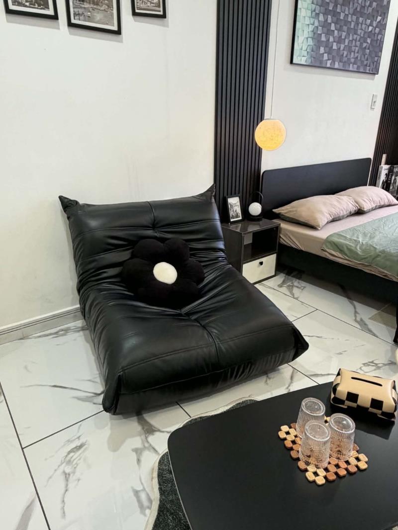 Cho thuê căn hộ studio 1pn tách bếp  phòng trống sẵn đặt tại chu văn an cửa sổ thoáng, full nội thất có tủ lạnh, tv gần hutech, ngoại thương, uef,.. tiện lợi di chuyển qua quận 1, thủ đức - Ảnh 4