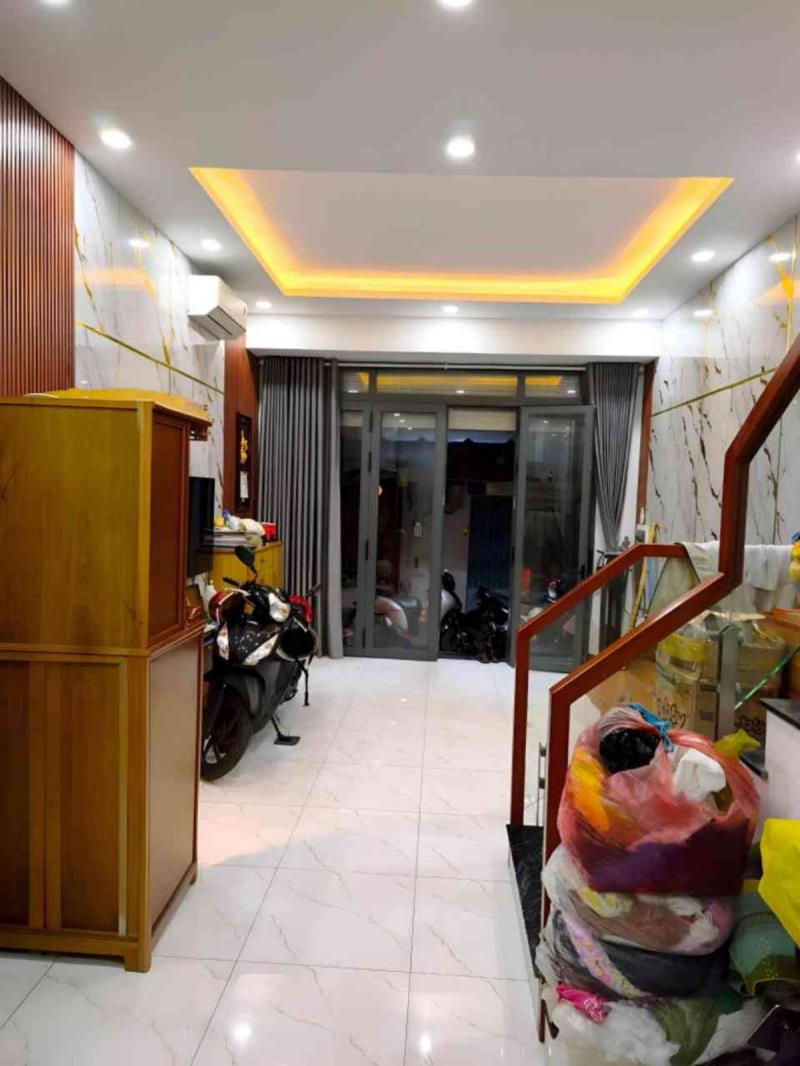 Nhà mới xây - trung tâm q.6 - bình tiên - dt:4*12m - 5 tầng - 7 tỷ 2 - Ảnh 4