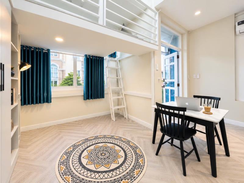 Duplex ban công đối diện uef_hiu_hutech_gần quận 1, ba son, thủ thiêm, máy giặt riêng - Ảnh 2