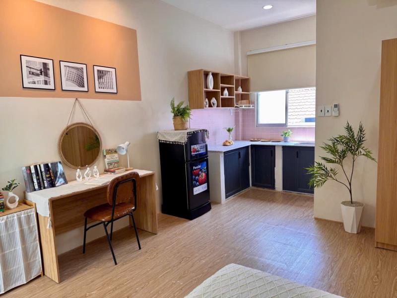 Cho thuê căn hộ full nội thất giá tốt ngay công viên hoàng văn thụ, ngay khu sân bay