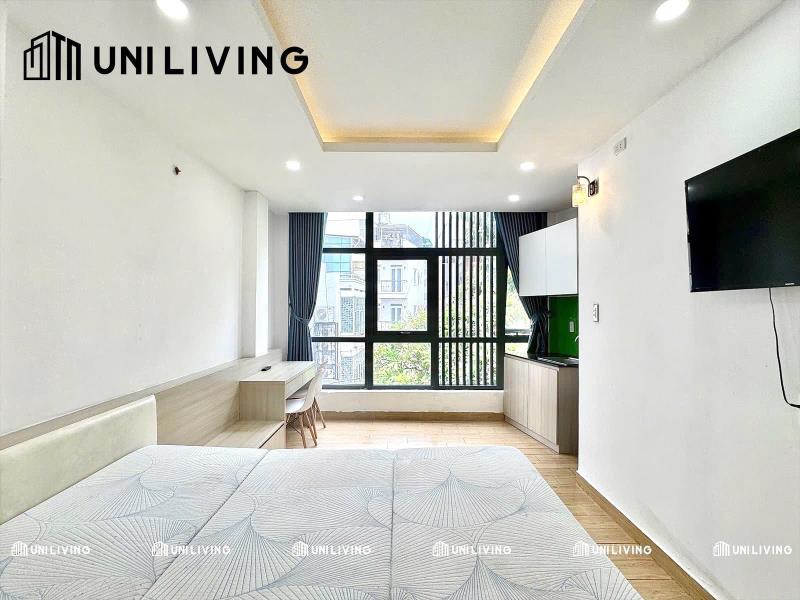 Cho thuê căn hộ có thang máy, khoá phòng vân tay, cửa sổ trời gần công viên gia định, ngã tư phú nhuận