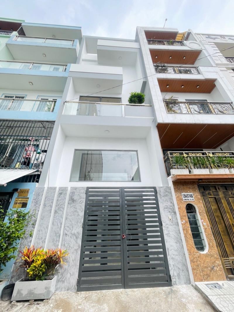 Nhà bán lê đức thọ 4 tầng hẽm xe hơi, 45m2 sổ hồng riêng