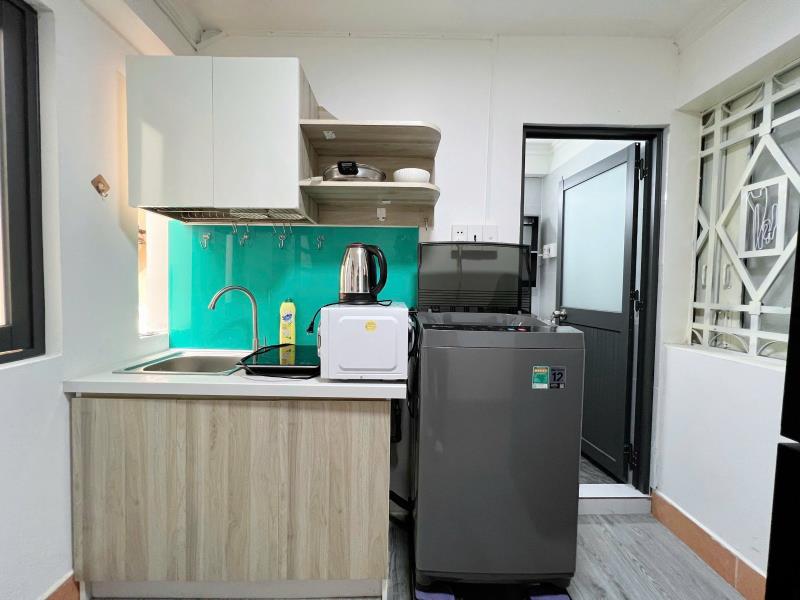 Căn hộ 1pn 1pk + máy giặt riêng, ngay khu phan xích long, vạn kiếp, hoa lan, vũ huy tấn , phan đăng lưu - Ảnh 4