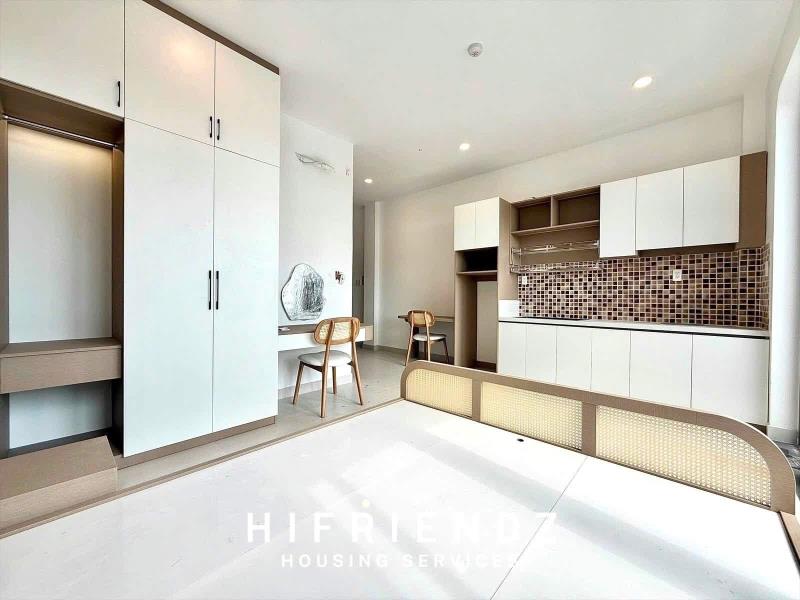 Cho thuê studio ban công 35m2 new 100% ngay cầu thị nghè - thảo cầm viên sg - ngã tư hàng xanh - Ảnh 3