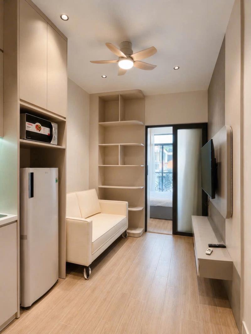 Cho thuê căn hộ bancol 40m2 full nội thất nằm gần lotte mart vivo city rmit ufm tdtu nttu quận 7