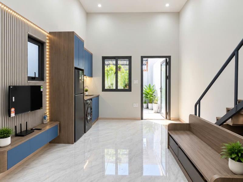 Cho thuê căn hộ dịch vụ có gác cửa sổ siêu thoáng tại ung văn khiêm – gần hutech, uef, văn lang cs3, ftu, uth - Ảnh 4