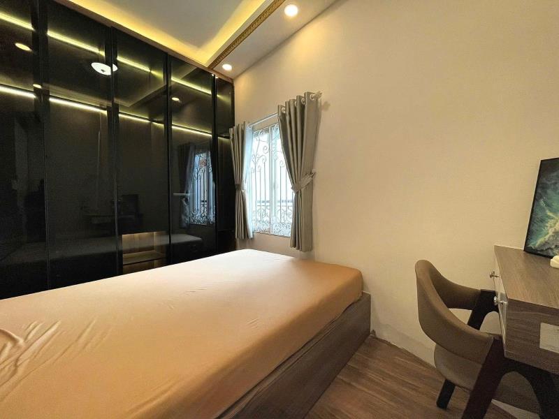 Căn hộ ban công 1 phòng ngủ 40m2 gân quận 1, quận 3, ngã tư phú nhuận_công viên gia định - Ảnh 2