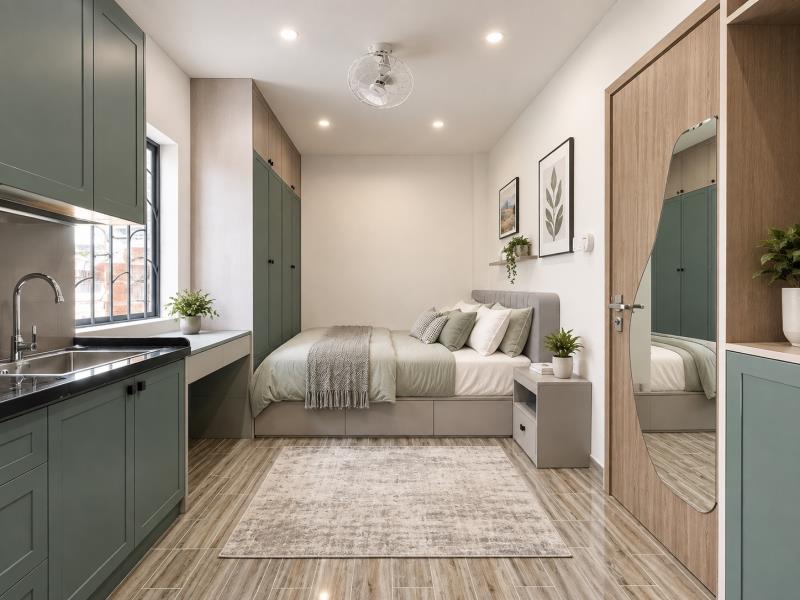 Khai trương căn hộ - 35m2 - full nội thất - gần chợ bà chiểu - phan chu trinh, bình thạnh - Ảnh 2