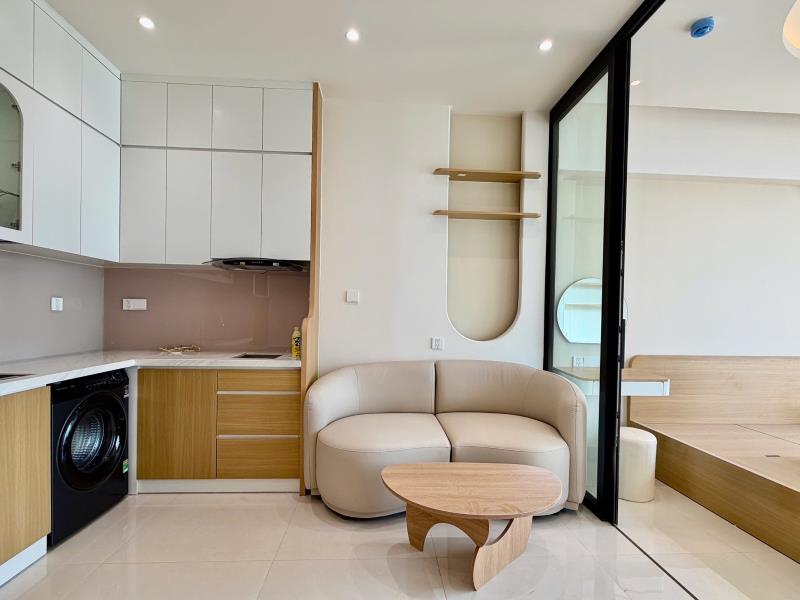 Modern fully furnished 1-bedroom apartment for rent in ho chi minh city ✨ modern and cozy 1-bedroom apartment with a clean, minimalist design. 🏡 apartment features: * fully furnished * bright and