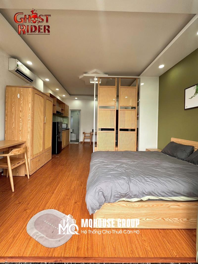 Cho thuê studio ban công 35m2 có thang máy - máy giặt riêng ngay công viên 23/9 - phố đi bộ bùi viện - cầu ông lãnh - Ảnh 2