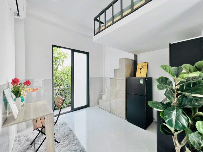 Cho thuê phòng trọ cao cấp, 28m2 có ban công, nội thất | đường kênh tân hoá, gần đh hồng bàng - Ảnh 3