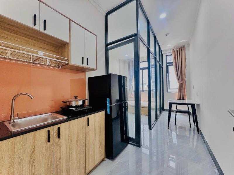 Căn hộ mini tân bình 1pn tách bếp có cửa sổ trời thoáng tiện di chuyển nhà ga t3, công viên gia đinh, sân bay tân sơn nhất - Ảnh 3