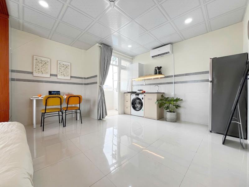 Cho thuê căn hộ 50m², thiết kế mái vòm gỗ, ban công & máy giặt riêng – đặng thùy trâm, bình thạnh | gần vlu & phạm văn đồng - Ảnh 2