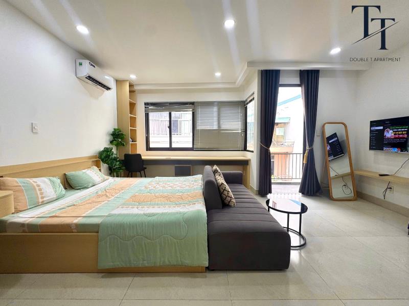 Cho thuê studio ban công 30m2 có thang máy - máy giặt riêng - hẻm ô tô ngay cầu thị nghè - thảo cầm viên - ngã tư hàng xanh - Ảnh 2