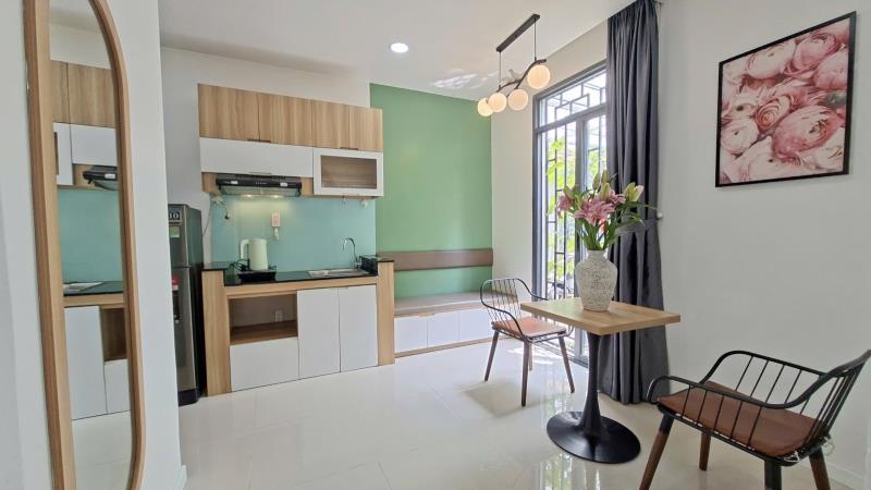 🏠 Studio tách bếp gần sân bay tsn – tone hồng cánh sen 🌸 - Ảnh 4