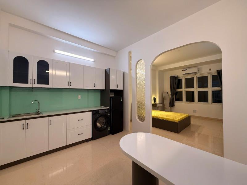 Cho thuê căn hộ 1pn 35m² – cửa sổ lớn – máy giặt riêng quận 10 - Ảnh 2