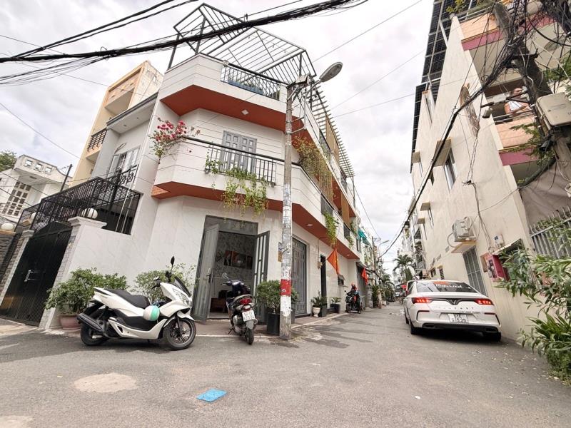Nhà bán nguyễn văn khôi, hẽm xe hơi căn góc, kinh doanh