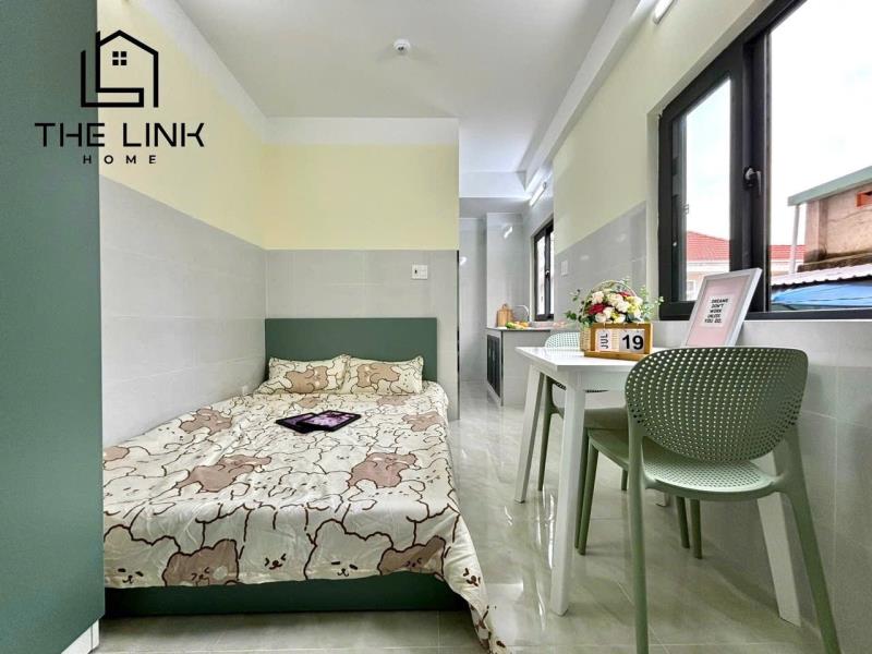 Cho thuê căn hộ full nội thất quận bình thạnh, không gian thoáng đãng - gần hutech, ngoại thương, gtvt