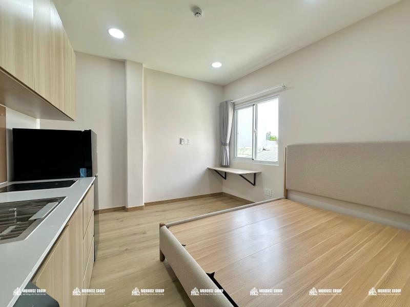 Căn hộ studio mới keng - full nội thất - ngay cầu vượt hoàng hoa thám, ga t3,…